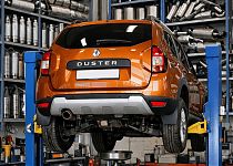 Замена основного глушителя на Renault Duster — диагностика и установка нового глушителя