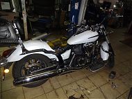 Мотоцикл Yamaha XVS 950a 2013г: улучшение звука глушителя (усиление громкости штатного глушителя)